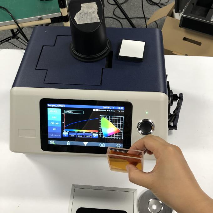 de spectrofotometer van 3nh YS6060 benchtop met PC-software voor Overbrenging en reflectiecoëfficiënt en Nevel van gekleurd glas